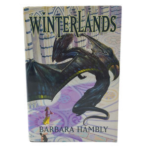 Winterlands Barbara Hambly HC Novel Dragonsbane 1985 Dragonshadow 1999 w Poster